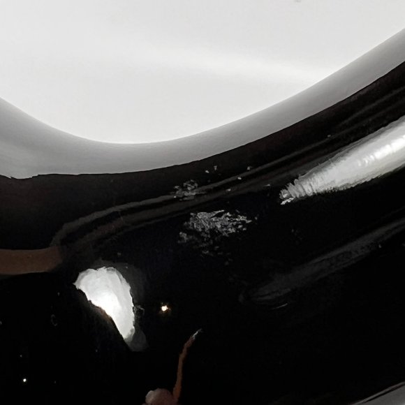 Fenton Silver Poppies On Ebony Black Burnished Silver Vase Hand Painted Signed - Picture 12 of 15